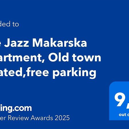 The Jazz Makarska Apartment, Old Town Located,Free Parking ภายนอก รูปภาพ