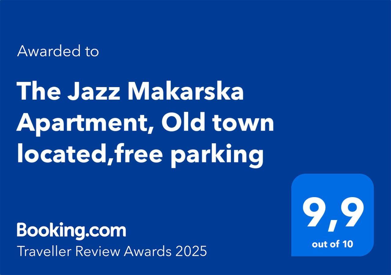The Jazz Makarska Apartment, Old Town Located,Free Parking ภายนอก รูปภาพ